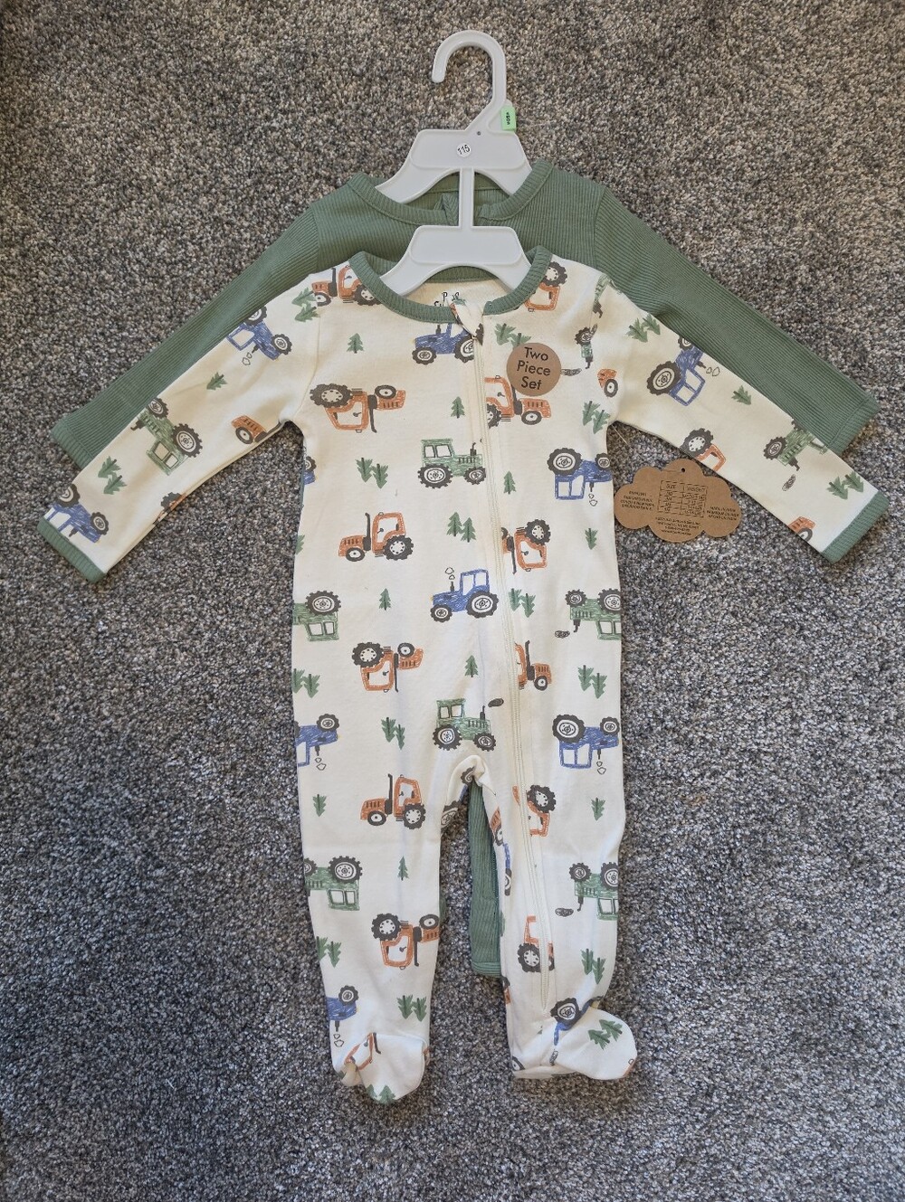 Green & Cream Tractor Sleepers